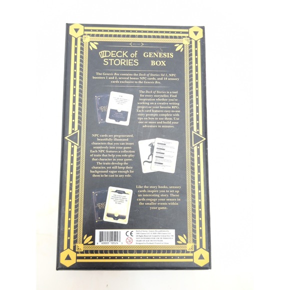 Dungeon Craft Deck of Stories Genesis Box Card Game NPC Story Prompt 1985 Games - Picture 2 of 4